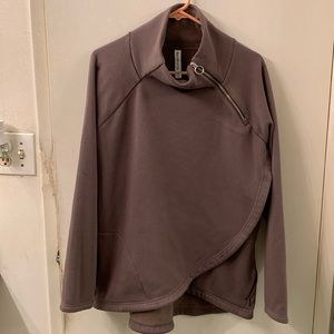 Athleta Pre-loved EUC Cozy Karma Asymmetrical Pullover Sweater